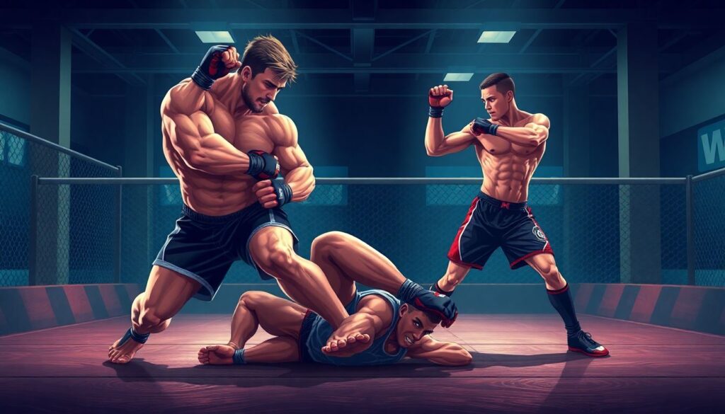 Сравнительный разбор стилей: борец vs ударник в современном ММА - иллюстрация