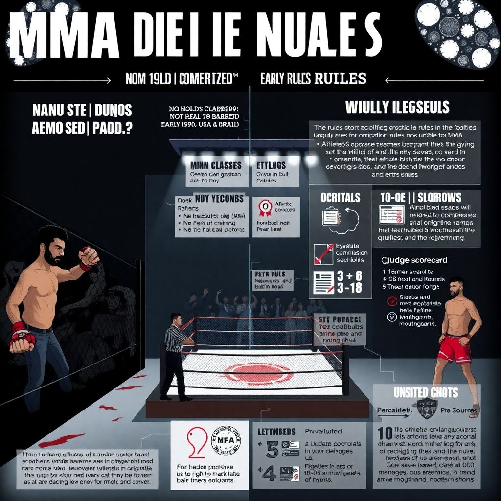 Эволюция правил ММА: путь от боёв без перчаток до современного спорта