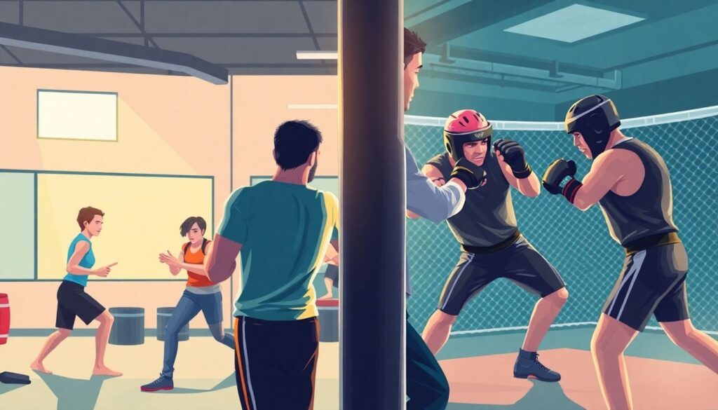 Как начать путь в ММА с нуля: выбор зала, тренера, стиля и первые любительские бои - иллюстрация